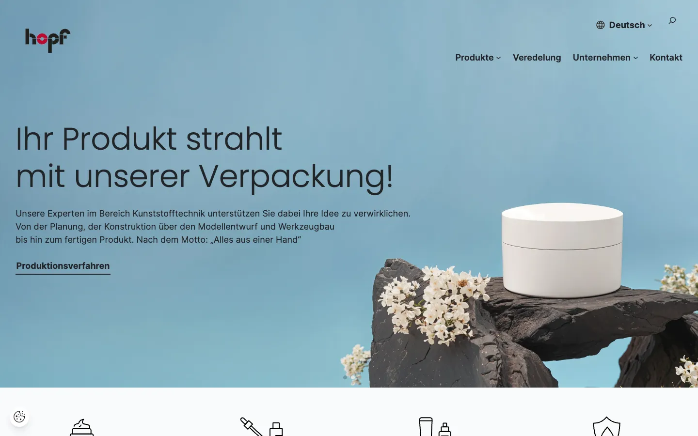 Hopf Packaging Website